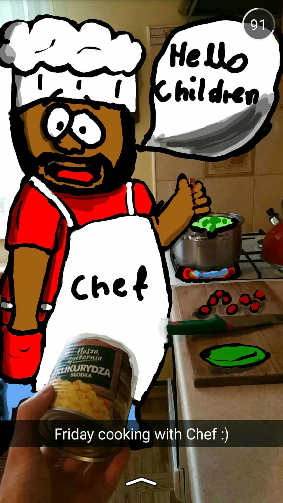 Friday cooking with Chef